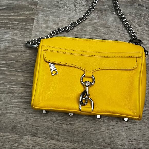 Rebecca minkoff yellow crossbody bag - Picture 4 of 6